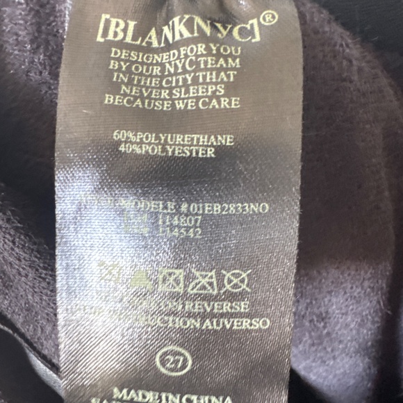 BLANKNYC pull on faux leather leggings - Picture 5 of 5